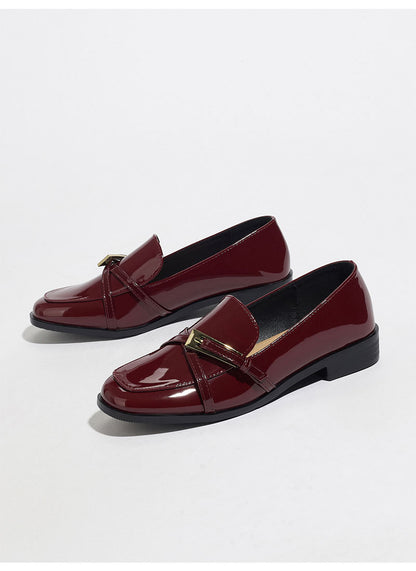 VerniSquare Mocassins