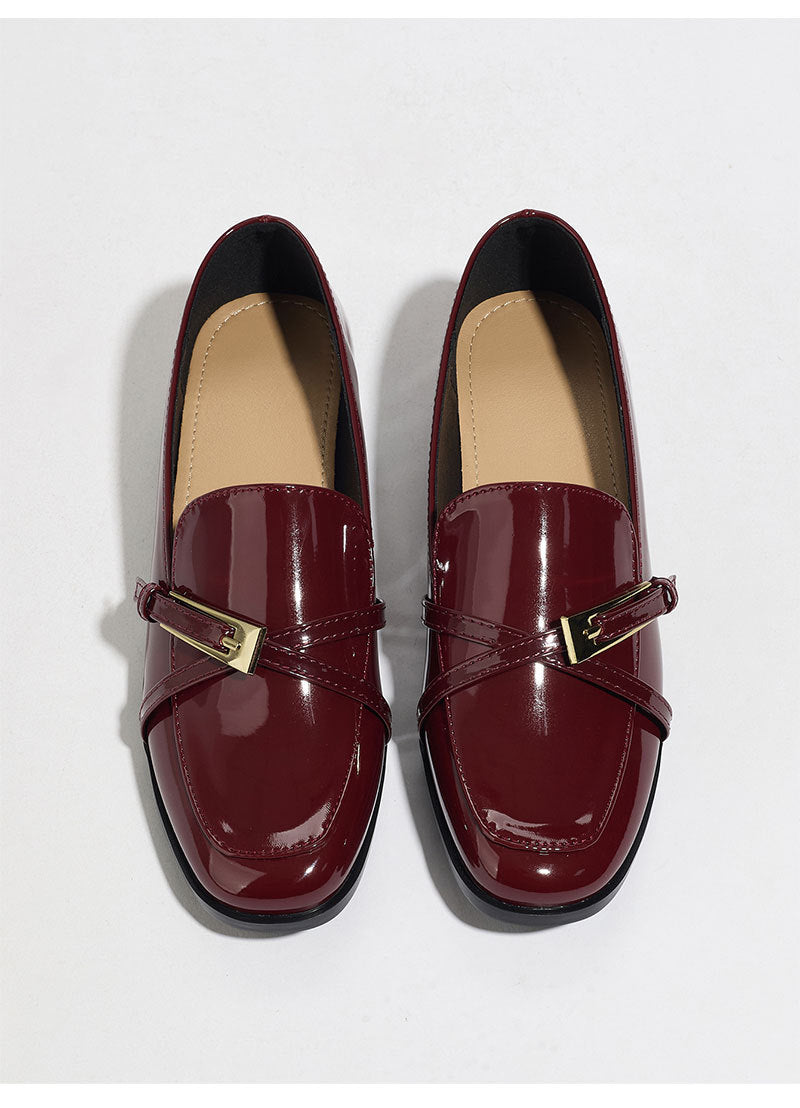 VerniSquare Mocassins