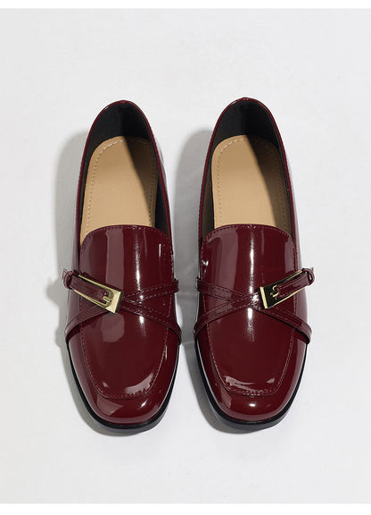 VerniSquare Mocassins