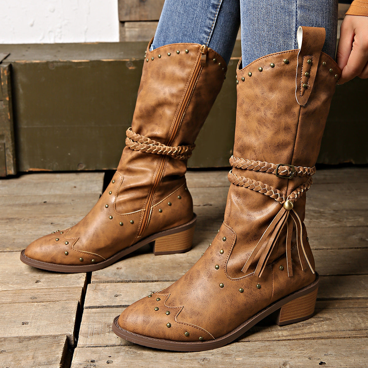 Bottes Texas – Esprit Western Élégant