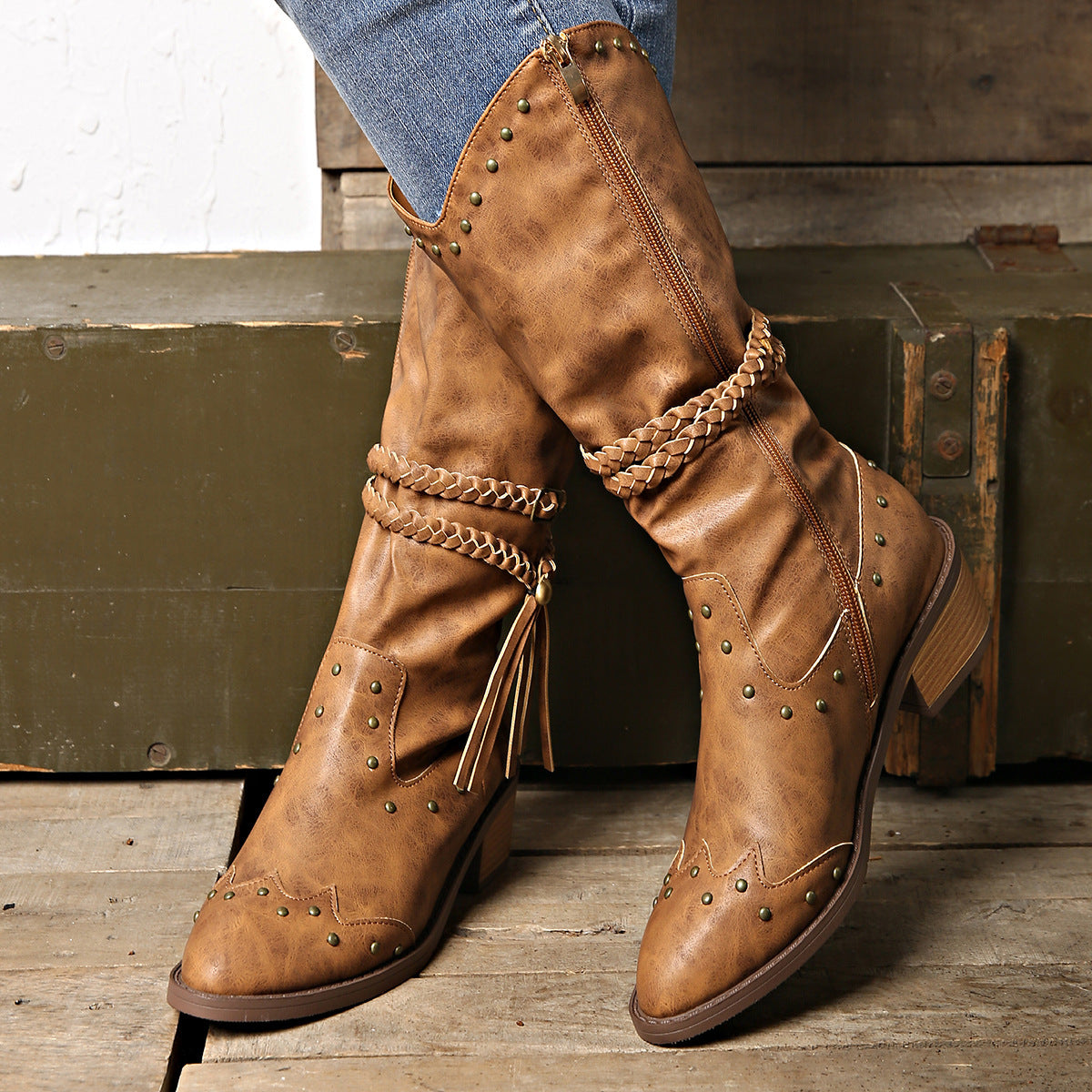 Bottes Texas – Esprit Western Élégant