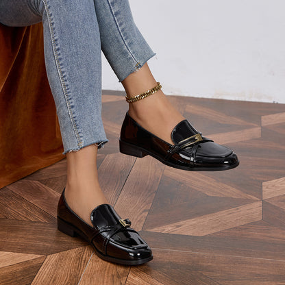 VerniSquare Mocassins